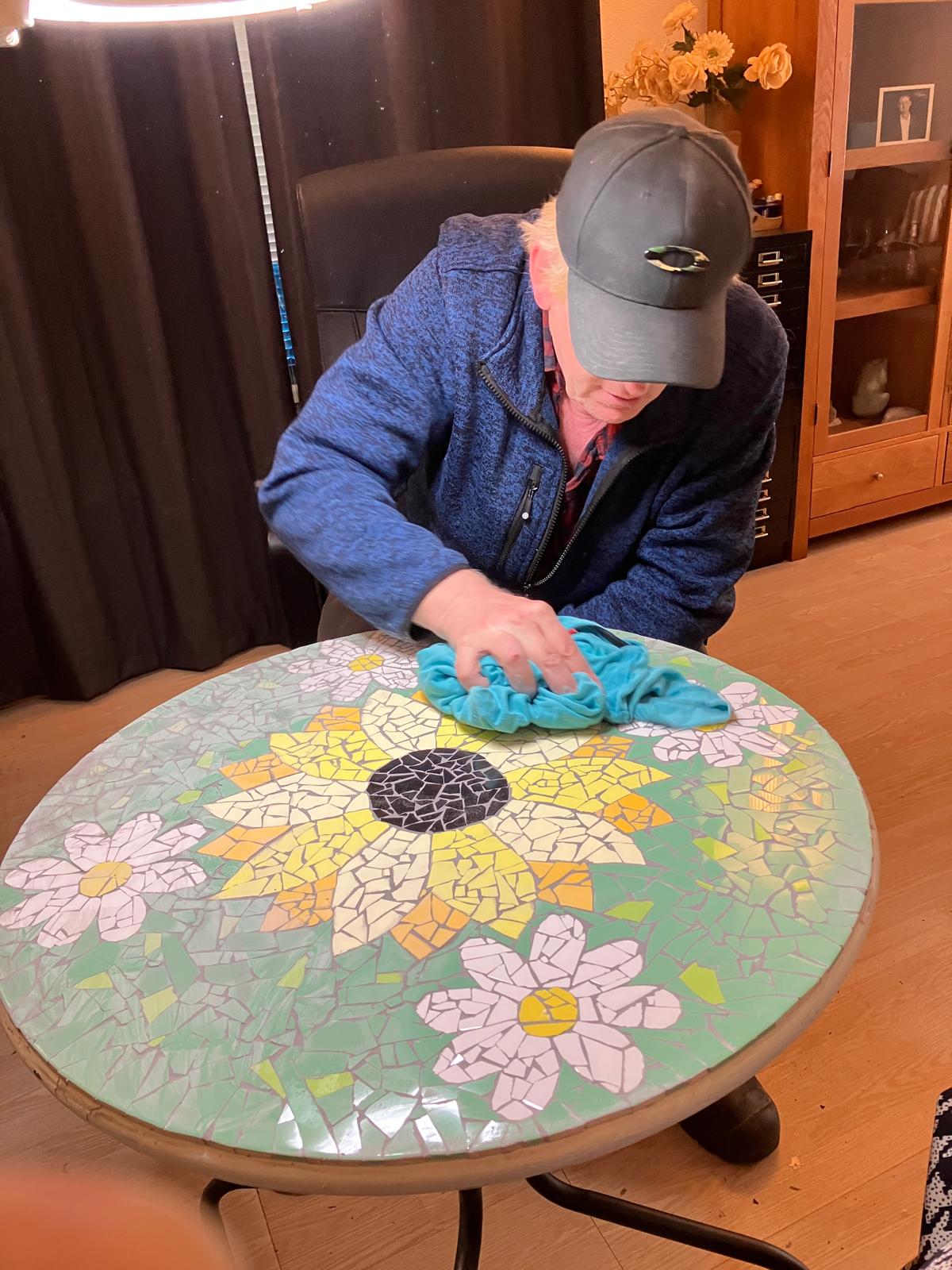 Foto 21 bij Artikel Daar is die dan, het project: De Mozaiektafel!.